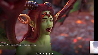 I Hard Fuck a Demon Succubus! I Deepthroat Her and Cum in Her Ass.