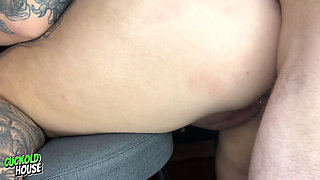 Married Woman Fucking Two Men at a House Party