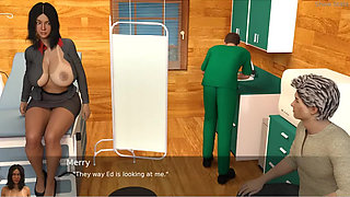 Project Hotwife - Merry's Doctor Visit and Male Doctor Holding Her Big Breast