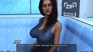Stranded in Space - Indian MILF with Big Tits Moans While Getting a Massage
