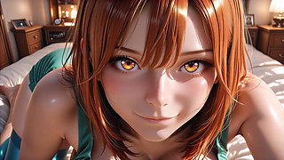 Horny Little Redhead Pixie Can't Stop Pleading for Bed Creampie