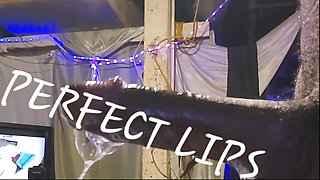 Perfect Lips Made Him Bust a Hard Nut! From Her Sloppily Deepthroating His Dick