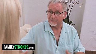 Lovely blonde step daughter gets fucking Big Dick down from older boy ~ familystrokes