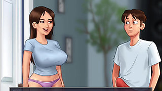 SUMMERTIME SAGA STEPMOM (DEBBIE) SEX SEEN