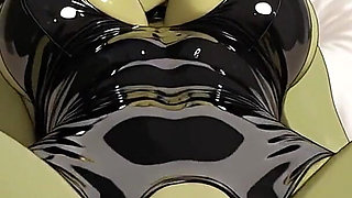 Latex Uniform: a Curvy Orc's House Seduction