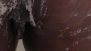 In the Bath Rubbing My Ass Riding Dildo