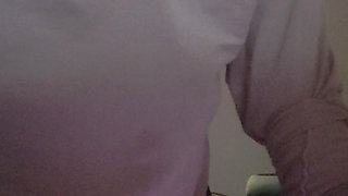 Playing with myself while daddy is here