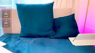 Juicy Small Tits Girl Spreading Legs And Masturbating