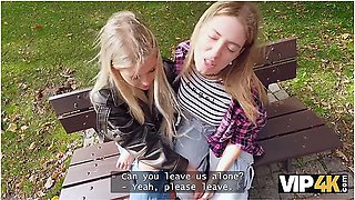 Hot And Playful Blonde Zlata Shine Is Cheating On Her Gf With A Big Boss