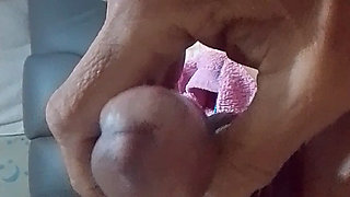 First of July jerking with watching video sex to assy