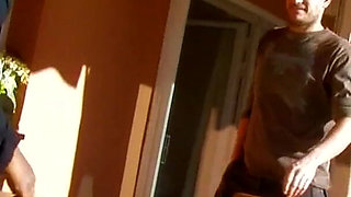 Lucky Guy Bangs Two Young Sluts Pool Side