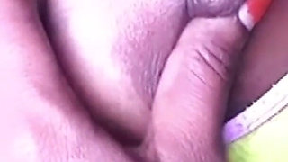 Indian Village Aunty Playing with Her Boobs Ready for Fucking in Midnight