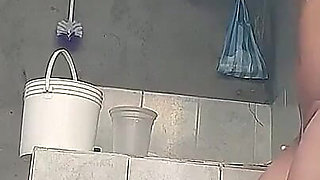 When I See My Neighbor in the Patio Taking a Bath I Don't Wait and I Go in to Fuck Her She's Very Good She Has Big Natural Tits