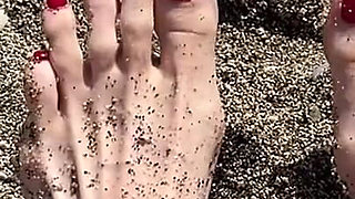 For Those Who Love Legs, I’m Having Fun in the Sand.