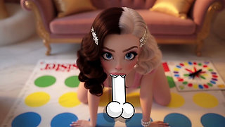 Rich girl Crystal invited to play Twister and was fucked by a stranger