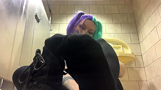 Pee drinking piss fetish babe solo plays with bottle