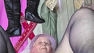 High Heels Whore Gets Fucked by 12 in the Store