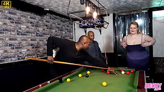 Becky Gets Black Balled Over The Pool Table With A Messy Ending With Becky Swings And Andy San Dimas