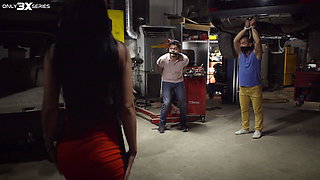 Only3x series - Episode 8 - Dirty girl in a garage