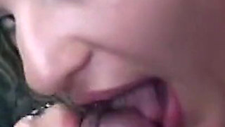 Pierced Pussy Dildo Stretch Squirting in The Car