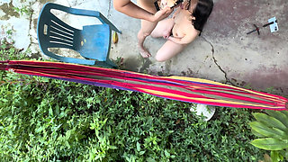 My Stepbrother and I Saw a Video of Her Fucking Deliciously; She Also Takes It in the Ass Really Well.
