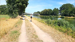 Walk Topless Along the Canal