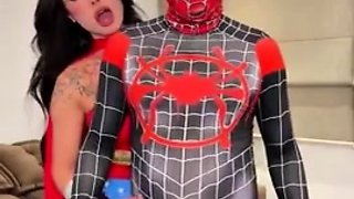 Bruna Mendonça Getting Ass Fucked by Spiderman