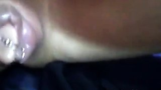 Pierced pussy pumping on webcam