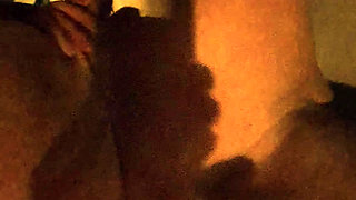 Outdoor night loving - Hot night with the naughty girl on her terrace, on a table, right side up, upside down