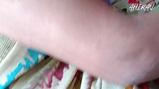 SEXY GIRL CHANGING CLOTHES AND REVIEW HER HUGE ASS AND FOREPLAY WITH ASS.