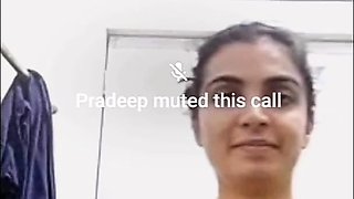 Slutty indian housewife bathing nude on webcam