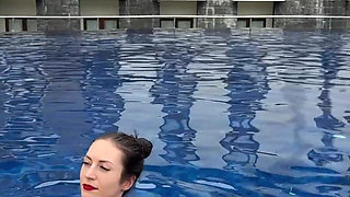 Outdoor Bikini Tease, Big Boobs Flashing