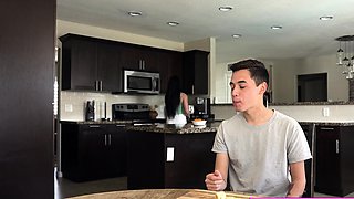 Stepmom wants to taste stepson his sperm