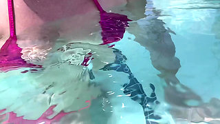 Artemisia Love Showing Her Juicy Perfect Tits Wearing a Sexy Bikini at the Pool