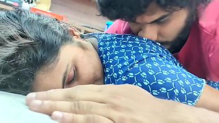 Nighty Hot Fuck By Husband And Wife In Bedroom - 3, Hot Indian Couple Romance In Bedroom