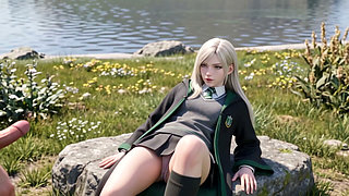 Aria the Elite Sorceress - Blonde Witch 3D Anime Fantasy POV Part 2