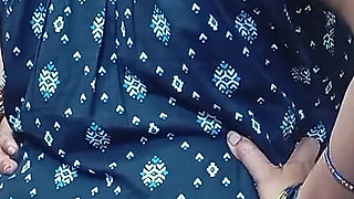 Indian Big Boobs Aunty Walk