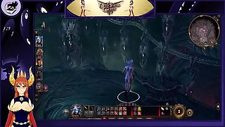Ebony Elf Lewdness with Small Tits: Baldur's Gate 3 Part 1