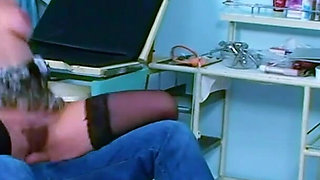 Sexy MILF gets fucked by pervert doctor in practice