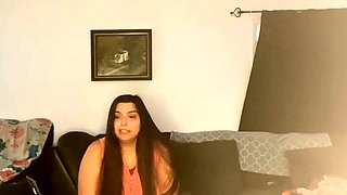 Curvy Indian Persuades Boss with Orgasmic Solo Show