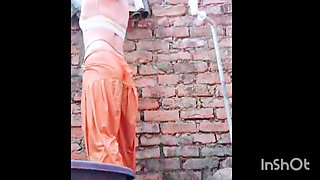 Change your clothes after bathing and then massage your pussy