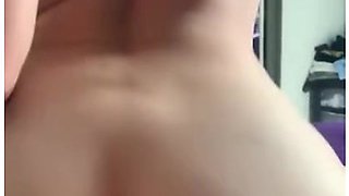 Big Bubble Butt Cam Girl Creampie Pov