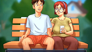 Milf Stepmom Riding STEPSON'S Dick- Summertime Saga part 7