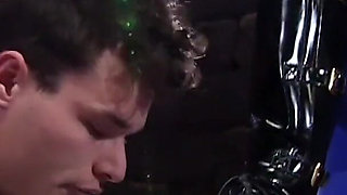 Latex Dominant Amazon Boot Worship