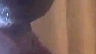 Second View of a MILF Hooded in Nylon, Blindfolded with Duct Tape, Facialized, and Cummed in Mouth