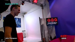 Blonde College Babe Swallowing Cum And Facial Ggg John Thompson