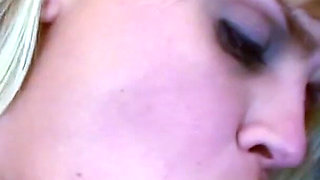 Two hot lesbians masturbate their tight pussy with huge toys