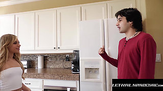 LETHAL HARDCORE - Horny Babysitter Aria Begs For Deep Dicking