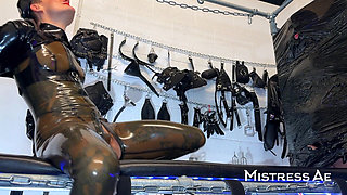 Mummification Cuckold Mistressae & Miss Lilly Fuck in Front of Their Rubber Objects