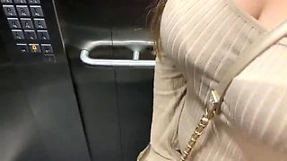 Neighbor Elevator Quickie: Natasha Bull Gets Caught Fucking in Public with Jayden Bull's Big Cock
